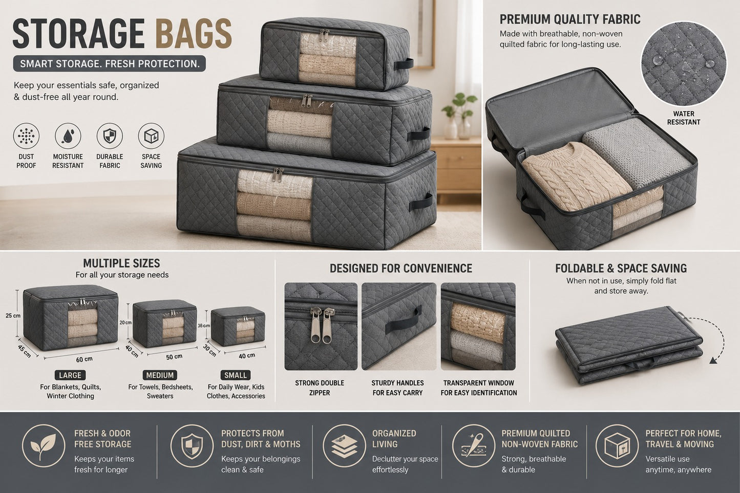 Premium Storage Organizer Bag